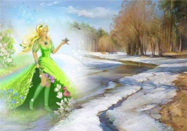 Весна красна для детей