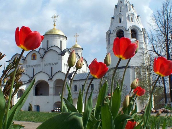 Природа Весна храм