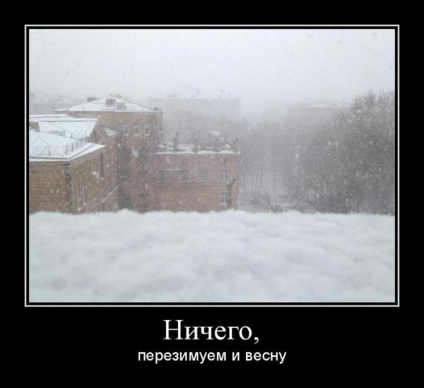 Приколы про зиму и весну