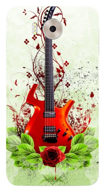 Электрогитара и цветы