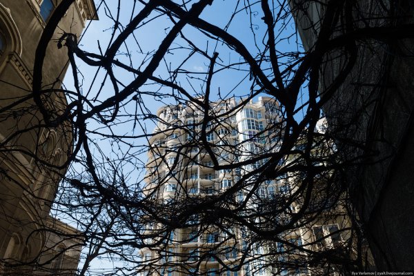 Картина весной в сквере