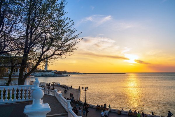 Набережная Приморского бульвара Севастополь