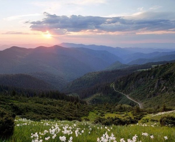 Горы Карпаты Украина