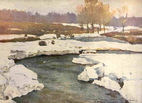 И.И.Левитан «ранняя Весна». 1892