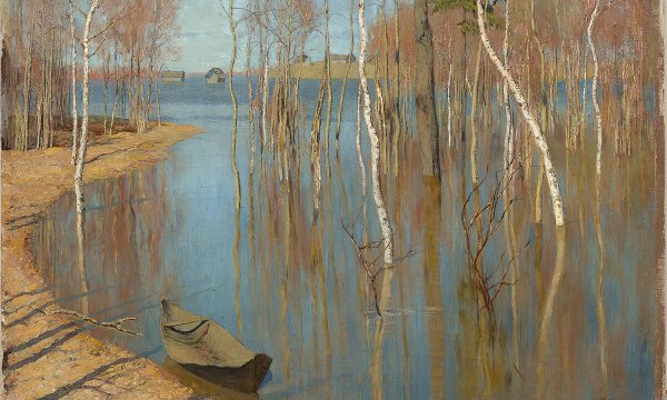 Исаак Ильич Левитан «Весна. Большая вода», 1897