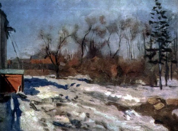 Апрельский пейзаж Левитана