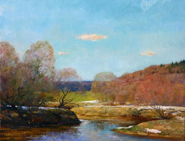 Исаак Левитан ранняя Весна 1892