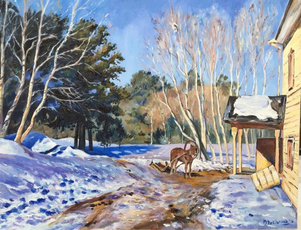 Ранняя Весна", Исаак Левитан, 1892г.