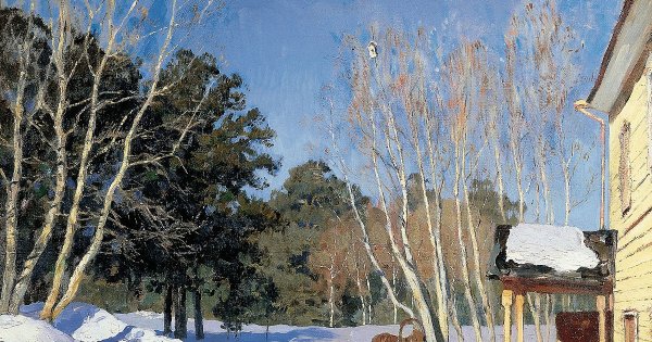 И.И.Левитан «ранняя Весна». 1892