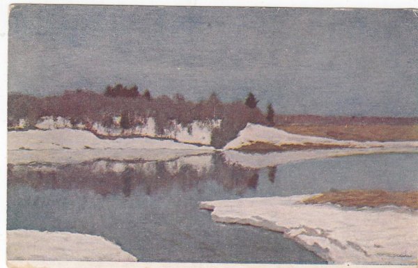 Исаак Левитан большая вода