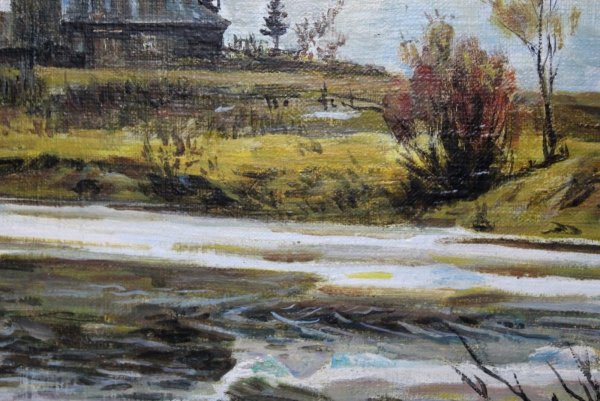 Исаак Ильич Левитан « разлив на Суре» (1887),