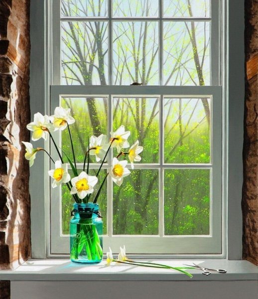 Художник Александр Волков окна