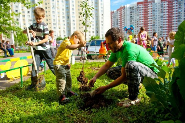 Фотосессия с детьми на природе весной