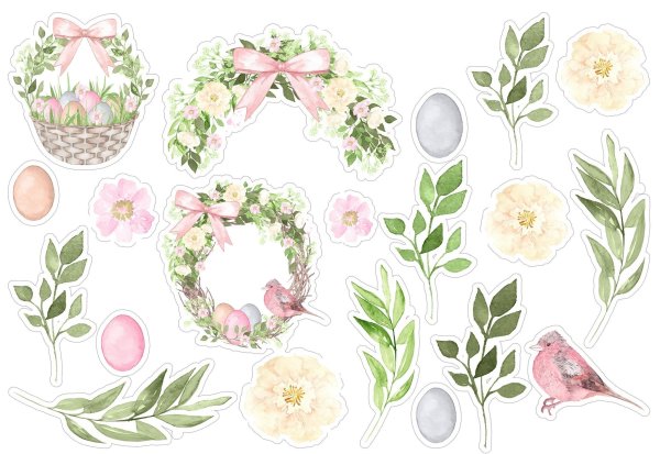 Высечки цветы для печати