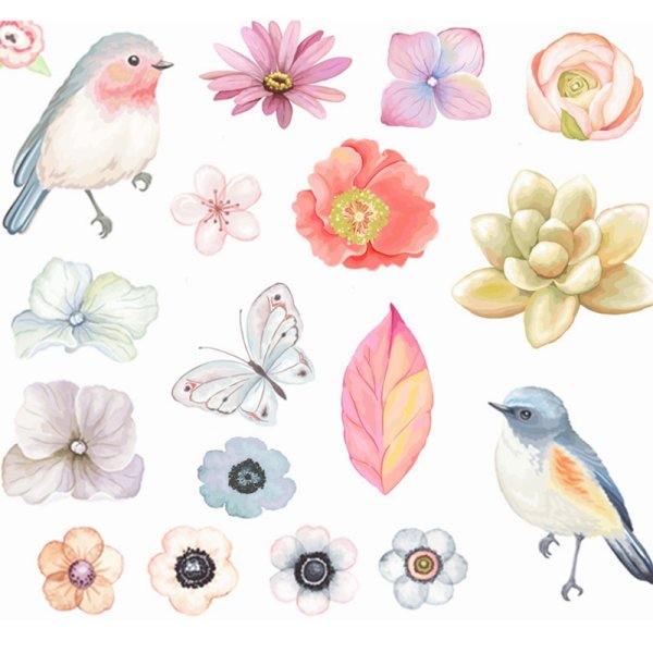 Акварельные Стикеры