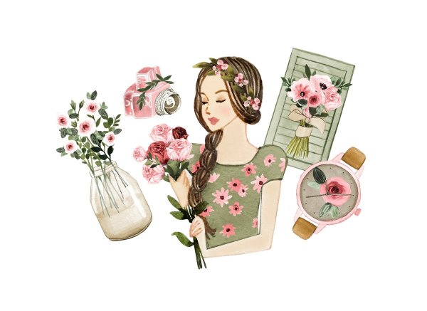 Весенние Стикеры