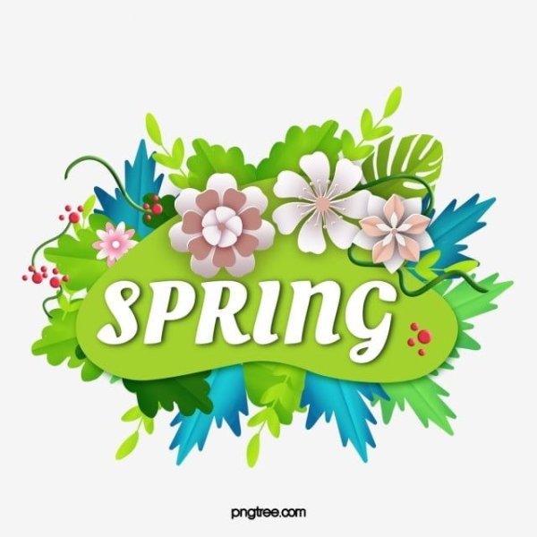 Весенние наклейки