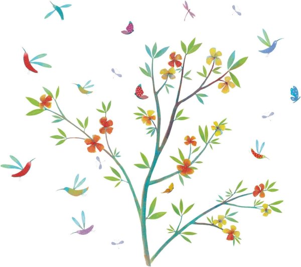 Какие рисунки можно сделать весной наклейки