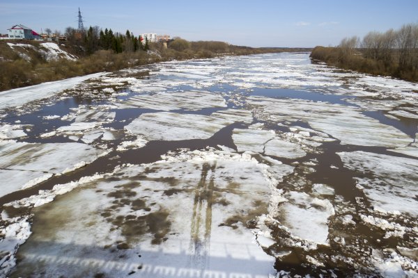 Чепецк ледоход