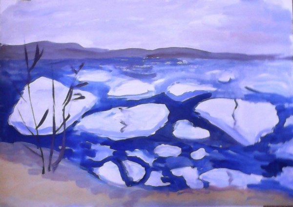 Ледоход реки Нурминка