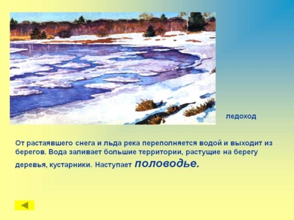 Ледоход окружающий мир