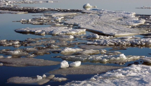 Ранняя Весна ледоход Кингисепп