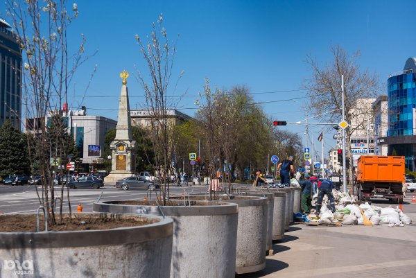Парк Горького Краснодар весной