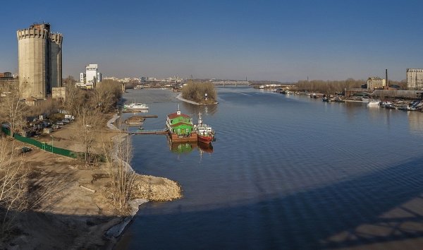 Самара Весна набережная