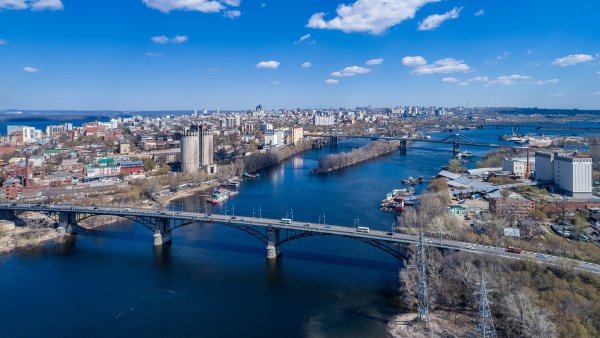 Самара Весна набережная