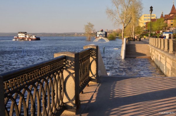 Самара набережная Волги осень