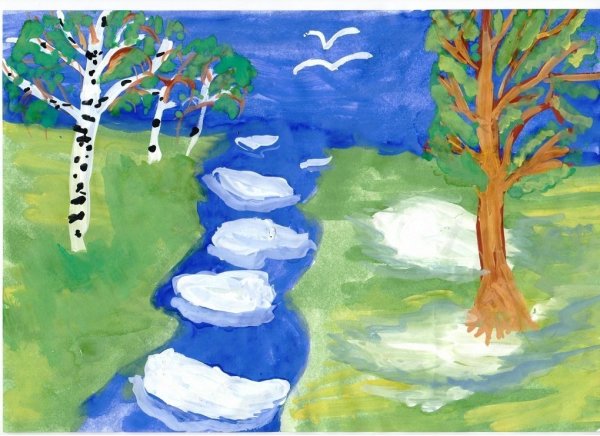 Рисование Весна