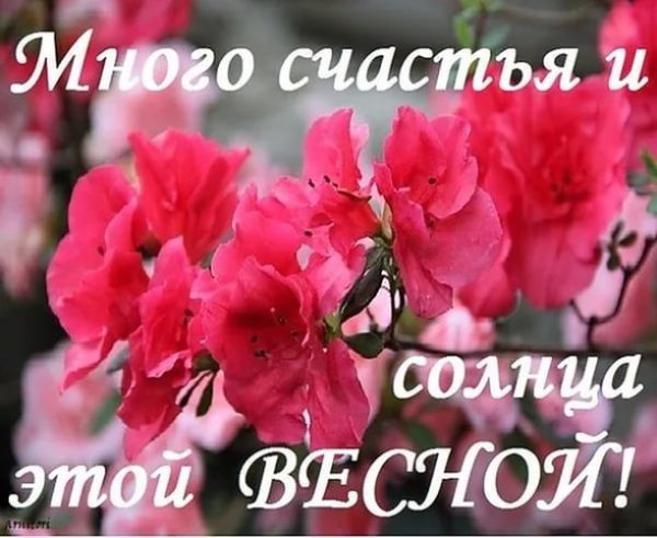 Счастливой весны
