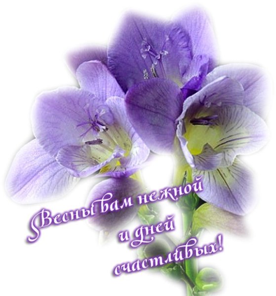 Пусть Весна принесет радость и счастье