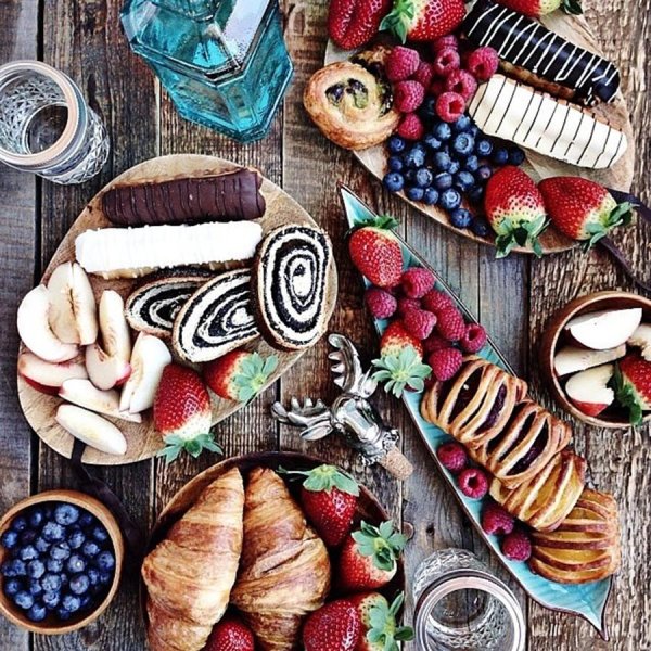 Картинки Весна и еда на телефон