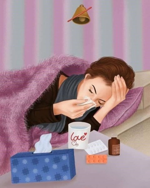 Открытки болею