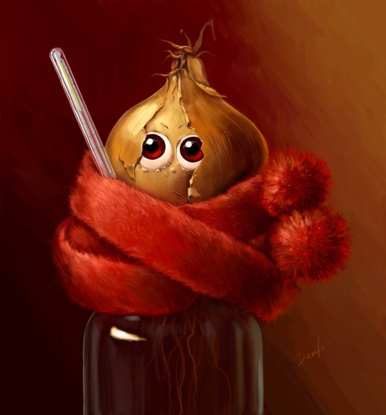 Девушка болеет