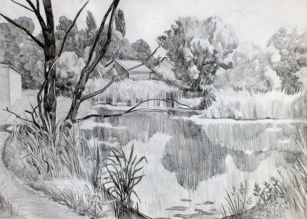 Алексей Кондратьевич Саврасов ранняя Весна берёзы у реки 1893