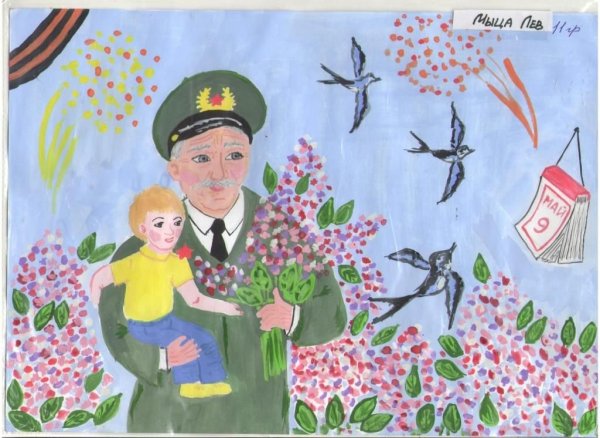 Рисунок посвященный Великой победе