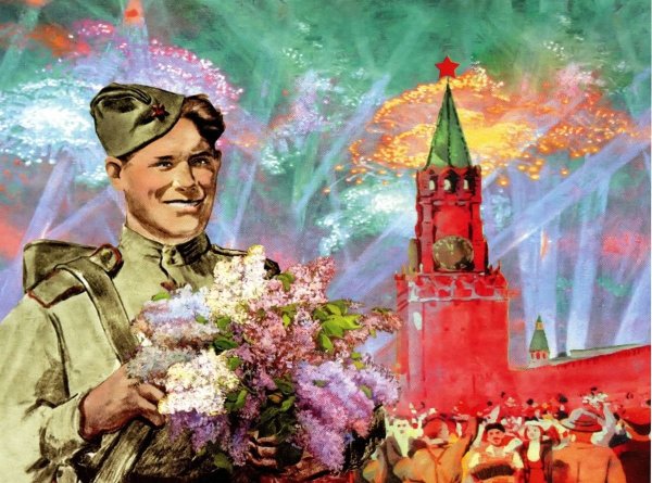 Рисунок Весна Победы для детей
