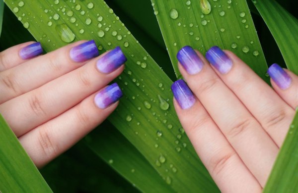 Омбре на ногтях