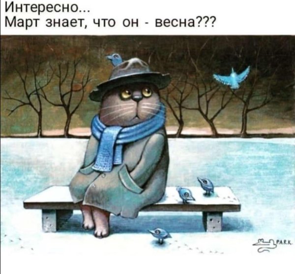 Шутки про весну в картинках