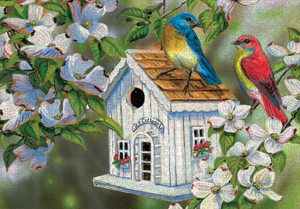 Рисование птичий дом