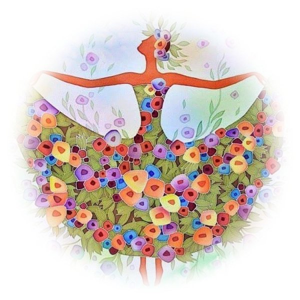 Квиллинг девушка Весна