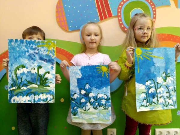 Весенние рисунки