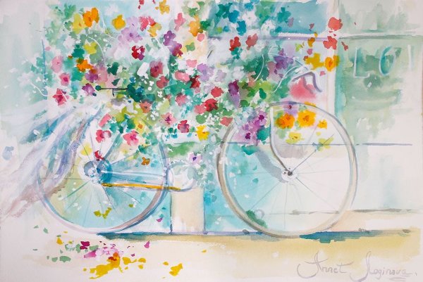 Рисование с детьми подснежники