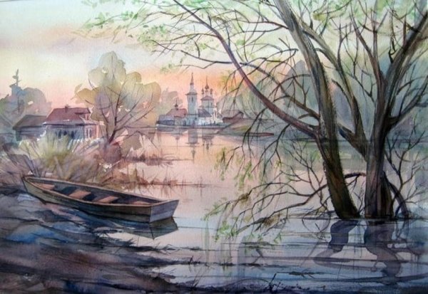 Художник Теплов Сергей акварели