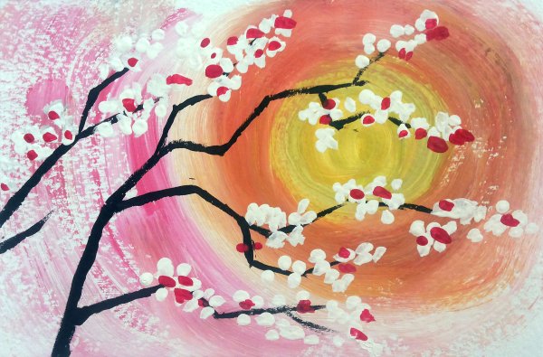 Рисунки гуашью для начинающих