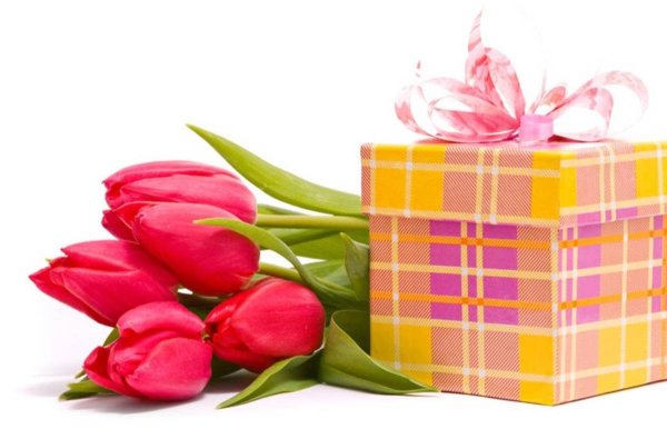 Подарок зеленого цвета