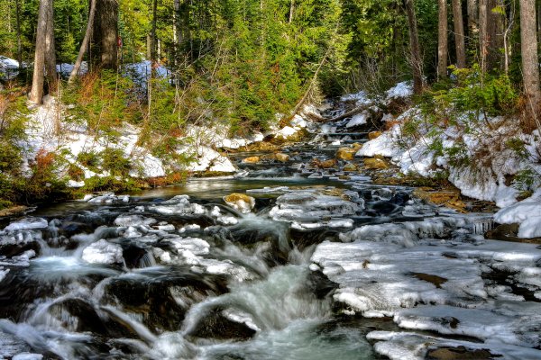 Ручьи весной