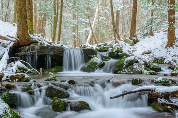 Зимний водопад
